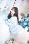 [Cosplay] Tina很妖孽呀 蓝色秋冬毛衣 [27P-168MB]