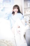 [Cosplay] Tina很妖孽呀 蓝色秋冬毛衣 [27P-168MB]