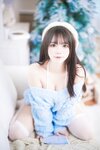 [Cosplay] Tina很妖孽呀 蓝色秋冬毛衣 [27P-168MB]