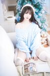 [Cosplay] Tina很妖孽呀 蓝色秋冬毛衣 [27P-168MB]