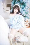 [Cosplay] Tina很妖孽呀 蓝色秋冬毛衣 [27P-168MB]