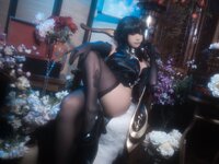 [Cosplay] Quan冉有点饿 碧蓝航线 镇海 旗袍 [44P-975MB]
