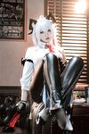 [Cosplay] 半半子 鸣潮 赞妮 [57P-202MB]