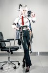 [Cosplay] 半半子 鸣潮 赞妮 [57P-202MB]