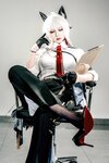 [Cosplay] 半半子 鸣潮 赞妮 [57P-202MB]