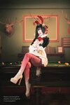 [Cosplay] UmekoJ - Rouge Unluckky Rabbit NIKKE[72P6V-1.46GB]
