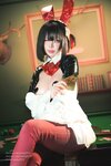 [Cosplay] UmekoJ - Rouge Unluckky Rabbit NIKKE[72P6V-1.46GB]