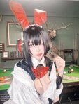 [Cosplay] UmekoJ - Rouge Unluckky Rabbit NIKKE[72P6V-1.46GB]