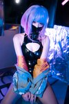 [Cosplay] Quan冉有点饿 LUNA 高叉兔女郎 [28P-116MB]