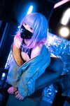 [Cosplay] Quan冉有点饿 LUNA 高叉兔女郎 [28P-116MB]