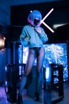 [Cosplay] Quan冉有点饿 LUNA 高叉兔女郎 [28P-116MB]
