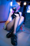 [Cosplay] Quan冉有点饿 LUNA 高叉兔女郎 [28P-116MB]