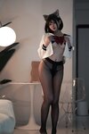[Cosplay] Natsuko夏夏子 JK大尾巴猫[50P-430MB]