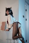 [Cosplay] Natsuko夏夏子 JK大尾巴猫[50P-430MB]