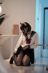 [Cosplay] Natsuko夏夏子 JK大尾巴猫[50P-430MB]