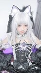 [Cosplay] PoppaChan - Murasaki Shion Dress (Vtuber)[88P10V-1.11GB]