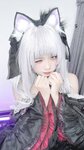 [Cosplay] PoppaChan - Murasaki Shion Dress (Vtuber)[88P10V-1.11GB]