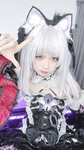 [Cosplay] PoppaChan - Murasaki Shion Dress (Vtuber)[88P10V-1.11GB]