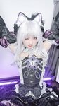 [Cosplay] PoppaChan - Murasaki Shion Dress (Vtuber)[88P10V-1.11GB]