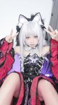 [Cosplay] PoppaChan - Murasaki Shion Dress (Vtuber)[88P10V-1.11GB]