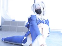 [Cosplay] Hamusuke ハムスケ - ぐらぐらキュート♡ ちびサメの水遊び!