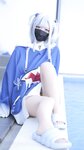 [Cosplay] Hamusuke ハムスケ - ぐらぐらキュート♡ ちびサメの水遊び!