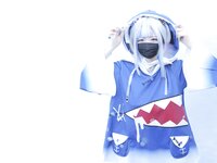 [Cosplay] Hamusuke ハムスケ - ぐらぐらキュート♡ ちびサメの水遊び!