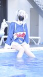 [Cosplay] Hamusuke ハムスケ - ぐらぐらキュート♡ ちびサメの水遊び!