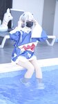[Cosplay] Hamusuke ハムスケ - ぐらぐらキュート♡ ちびサメの水遊び!