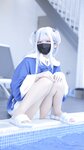 [Cosplay] Hamusuke ハムスケ - ぐらぐらキュート♡ ちびサメの水遊び!