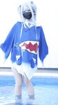 [Cosplay] Hamusuke ハムスケ - ぐらぐらキュート♡ ちびサメの水遊び!