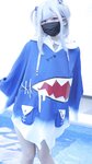 [Cosplay] Hamusuke ハムスケ - ぐらぐらキュート♡ ちびサメの水遊び!