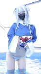 [Cosplay] Hamusuke ハムスケ - ぐらぐらキュート♡ ちびサメの水遊び!