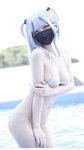 [Cosplay] Hamusuke ハムスケ - ぐらぐらキュート♡ ちびサメの水遊び!