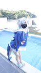 [Cosplay] Hamusuke ハムスケ - ぐらぐらキュート♡ ちびサメの水遊び!