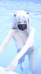 [Cosplay] Hamusuke ハムスケ - ぐらぐらキュート♡ ちびサメの水遊び!