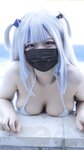 [Cosplay] Hamusuke ハムスケ - ぐらぐらキュート♡ ちびサメの水遊び!