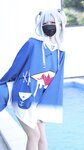[Cosplay] Hamusuke ハムスケ - ぐらぐらキュート♡ ちびサメの水遊び!