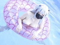 [Cosplay] Hamusuke ハムスケ - ぐらぐらキュート♡ ちびサメの水遊び!