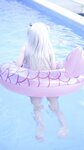 [Cosplay] Hamusuke ハムスケ - ぐらぐらキュート♡ ちびサメの水遊び!