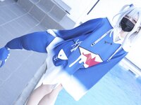 [Cosplay] Hamusuke ハムスケ - ぐらぐらキュート♡ ちびサメの水遊び!