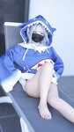 [Cosplay] Hamusuke ハムスケ - ぐらぐらキュート♡ ちびサメの水遊び!
