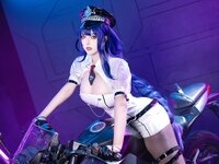 [Cosplay] 菌烨tako 原神 雷电将军赛车 [12P-188MB]