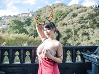 [JVID] Lele 樂樂 - 【全輯上空無碼】巨乳女神 樂樂－鹿角女孩的報恩！