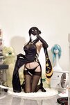 [Cosplay] 影子喵Ghost 镇海黑旗袍 [131P4V-3.71GB]