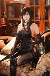 [Cosplay] 影子喵Ghost 镇海黑旗袍 [131P4V-3.71GB]