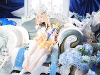 [Cosplay] Seele麦麦 - 鸣潮 菲比&卡提希娅·蓝色花海物语