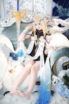 [Cosplay] Seele麦麦 - 鸣潮 菲比&卡提希娅·蓝色花海物语