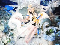 [Cosplay] Seele麦麦 - 鸣潮 菲比&卡提希娅·蓝色花海物语