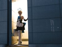 [Cosplay] G44不会受伤 飞鸟马时 (蔚蓝档案) [47P-771MB]